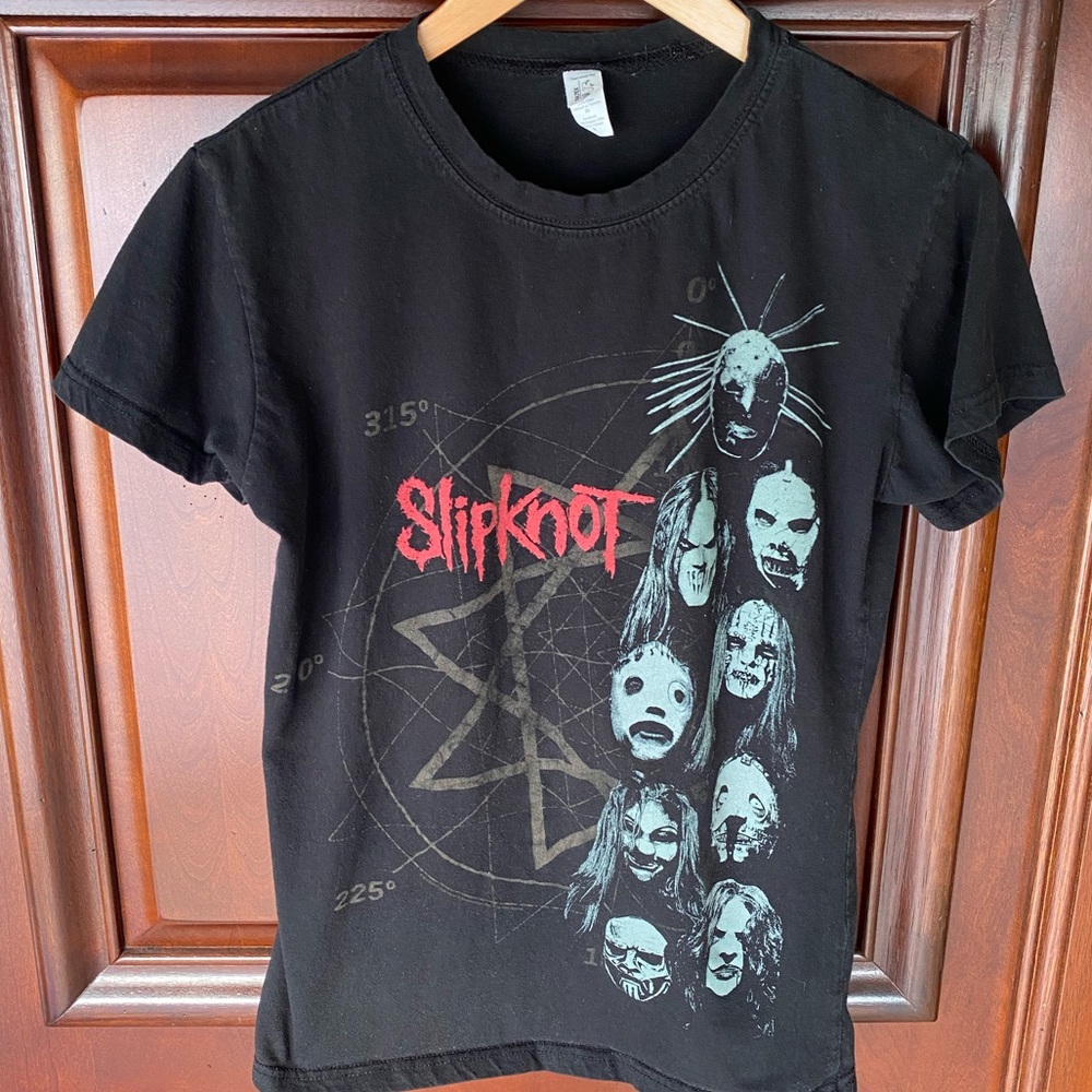 Slipknot Heavy Metal Rock Band Merch Graphic Tee Shirt Gem